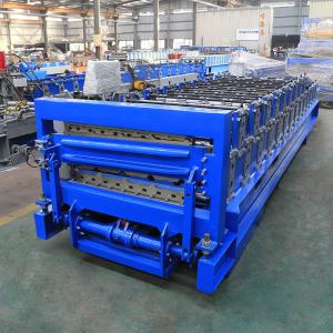 Quality Industrial Double Layer Roof Panel Roll Forming Machine High Efficiency wholesale