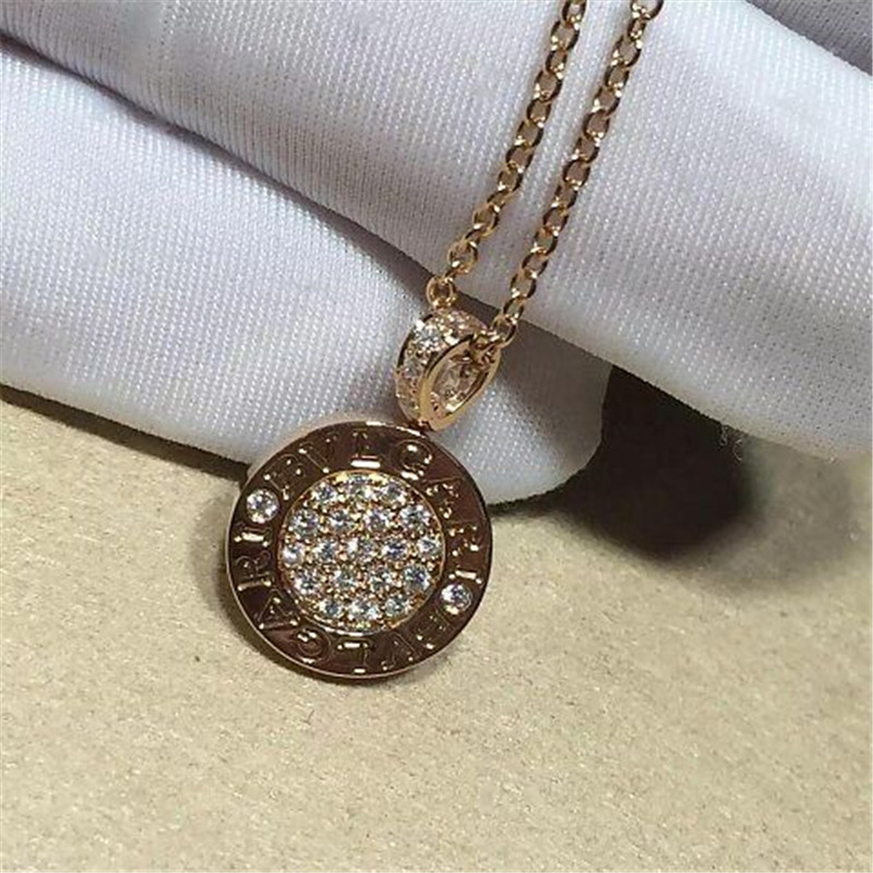 B Luxury jewelry factory high-quality diamond necklace 18k gold white gold yellow gold rose gold diamond necklace