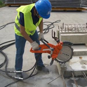 Quality ZDRS40 20-40Lpm Handheld Circular Saw 300mm Circular Concrete Cutter wholesale