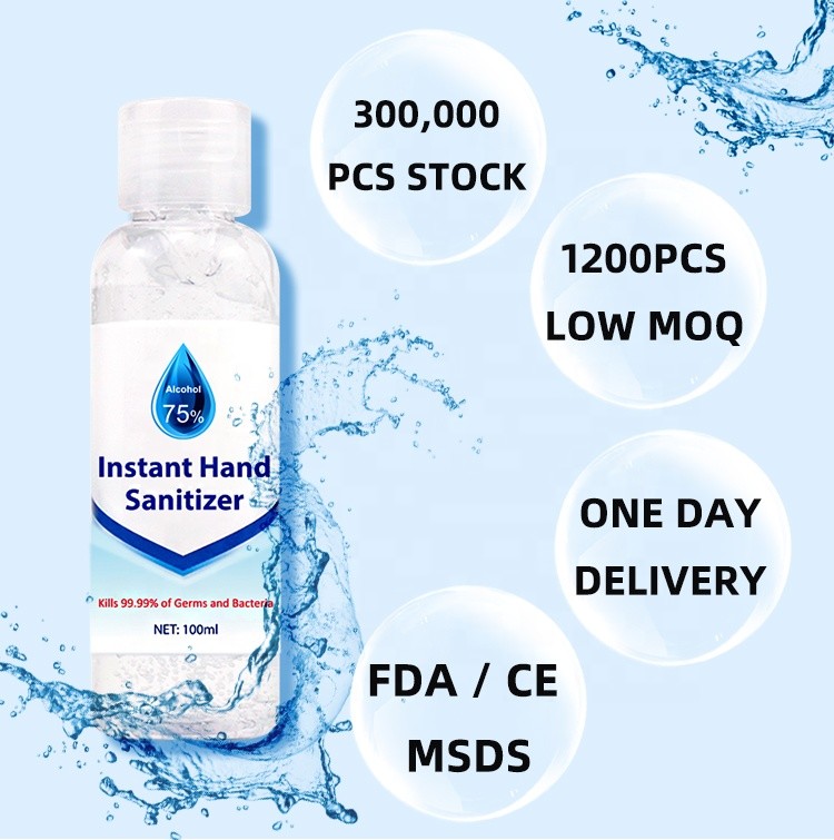 Antiviral Hygiene Hand Gel 70 Percent Alcohol Instant Cleanser Small Size