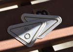White Eco Friendly TPU Printed Label Customised Gold Logo For Garments
