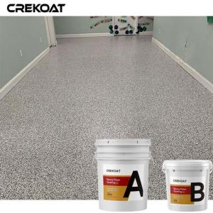 Quality Polymer Epoxy Resin Floor Coating With Decorative Vinyl Colored Flakes wholesale