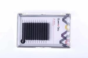 Quality Y Shape Volume Lash Extensions , Natural Black 12mm Eyelash Extensions wholesale