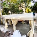 Yellow PVC Ceremony Marquee Events A Shape Tent 48m Bay Distance