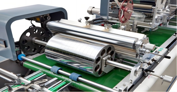 50*50mm Window Patching Machine Automatic Window Patching Machine With Corner Cutting & Cr