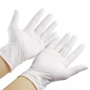 Quality No Odor Disposable Medical Latex Gloves , Latex Non Powdered Disposable Gloves wholesale