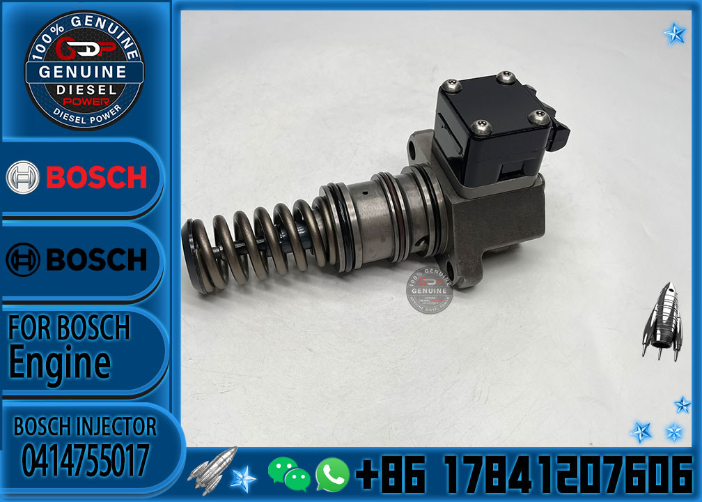 Fuel injector 0986445012 0414755016 0414755017 9074627 1435558 Compatible with Common Rail Fuel Injector