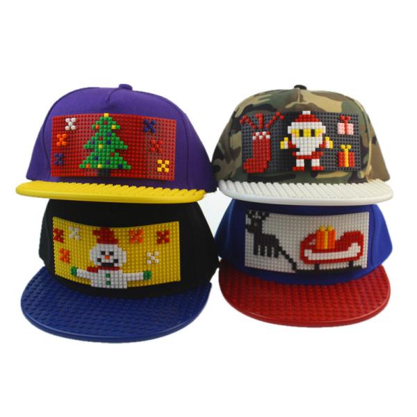 Cheap Christmas Theme Adjustable Trucker Baseball Hat With Snap Closure for sale