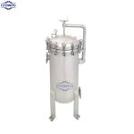 stainless steel SS 304/316L multi bag filter housing for food and honey