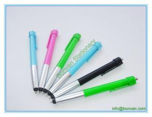 Quality advertising plastic stylus pen, low price gift printed phone touch pen wholesale
