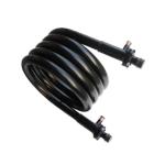 3KW Spiral Tube Coaxial Heat Exchanger For Hot Water / Airconditioner In Vessel