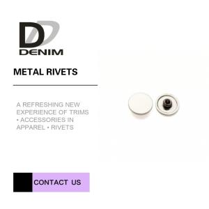 Quality Testing Small Size Brass Domed Rivets , Decorative Pop Rivets For Clothings &amp; Bag Making wholesale