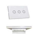 4 Gang US Wifi Controlled Light Switch 120 * 72 * 34mm IOS / Android Supported