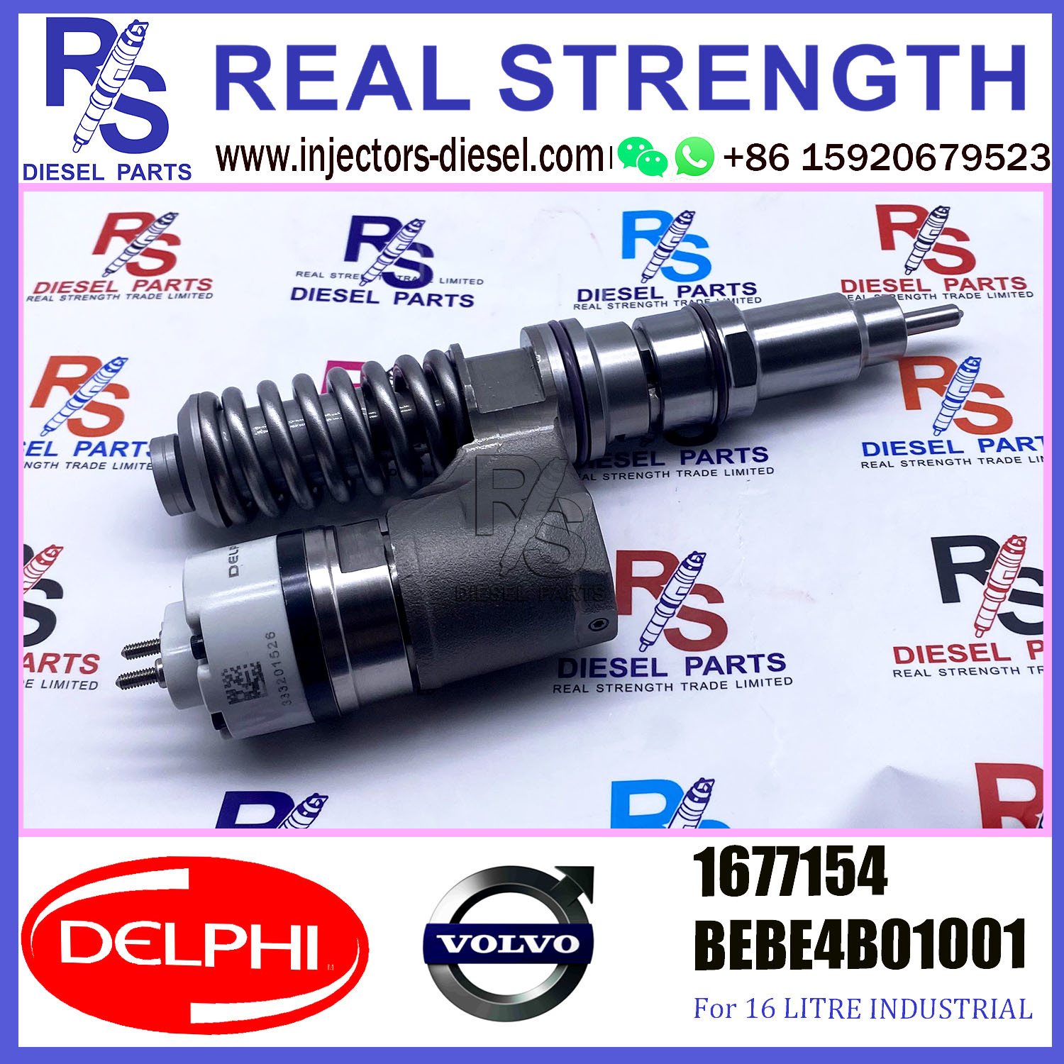 1677154 DELPHI Fuel injection BEBE4C01001 A0 For D12 3045 EURO SPEC