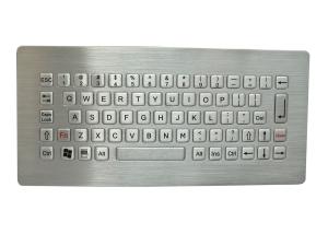 China Panel 304 Stainless Steel Keyboard 68 Keys Waterproof Wired Keyboard For Outdoor on sale