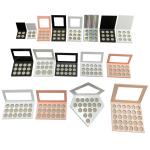 18 Shadows Gold Stamp Biodegradable Cardboard Eyeshadow Palette