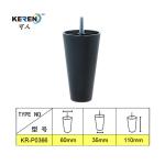 Low Dia 11cm SGS Square Plastic Furniture Feet Legs