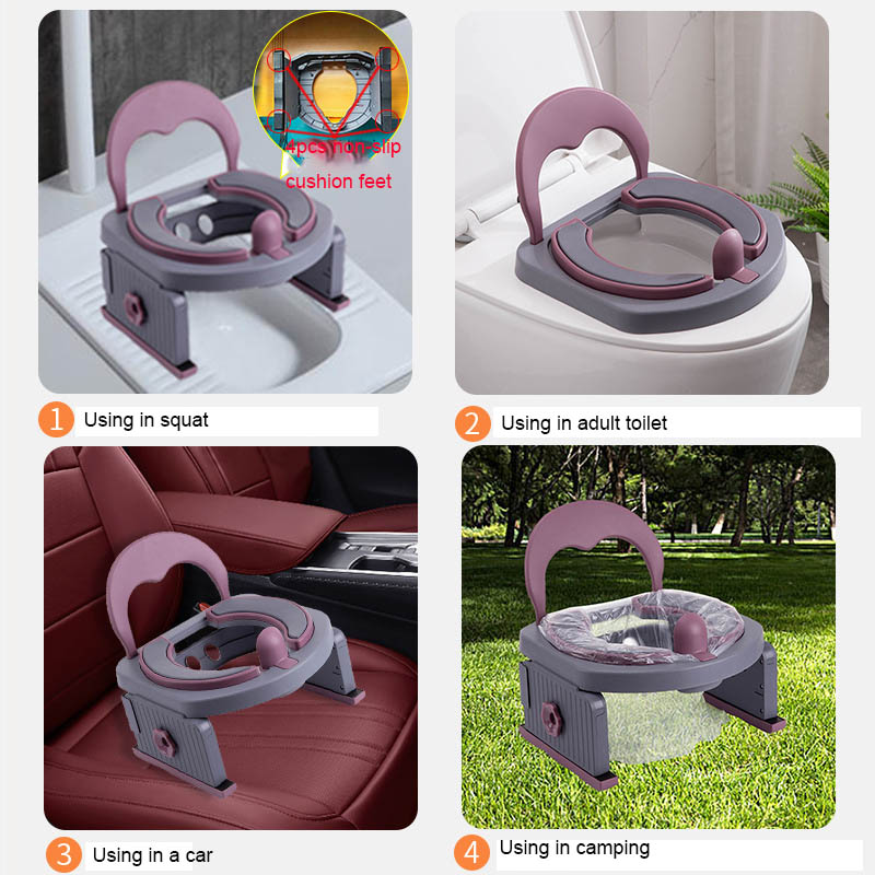 Ocean Blue Oriental Cherry Baby Potty Seat with Customized Logo