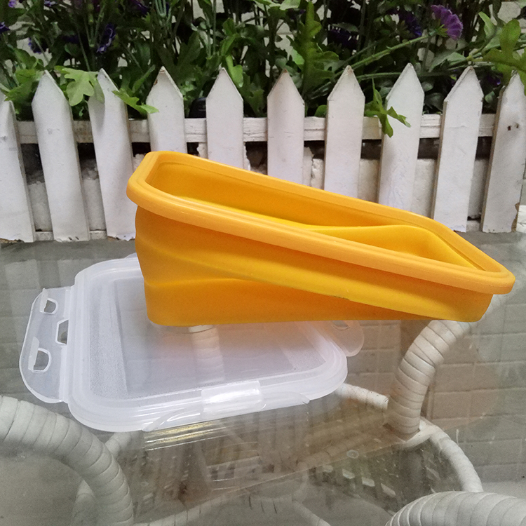 high quality household items silicone collapsible lunch box food organizer lunch container