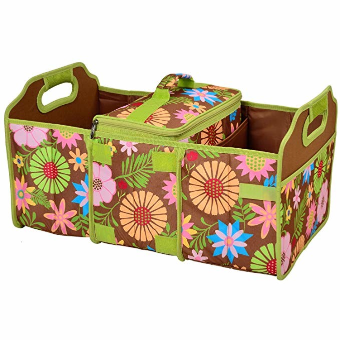 Stylish Car Trunk Organizer Bag / Auto Trunk Storage Containers Eco Friendly
