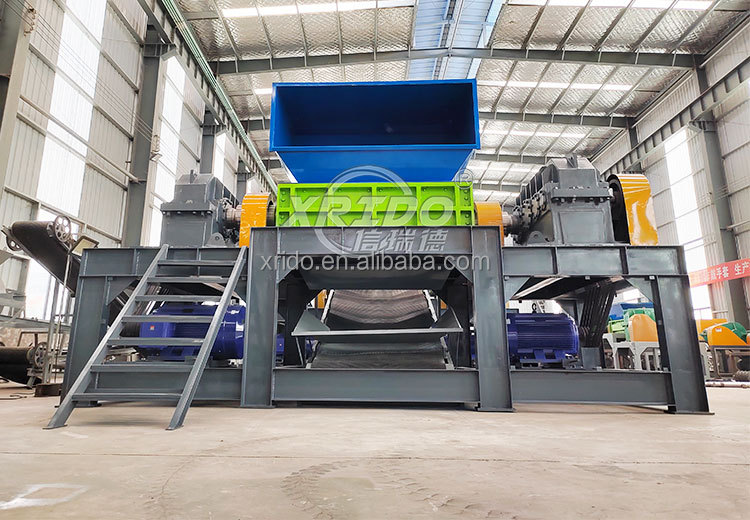 2000t/D-3000t/D Industrial Waste Shredder Metal Plastic Dual Shaft Shredder