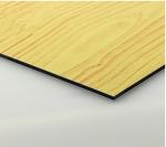 1250mm*3050mm Wooden Maple Exterior Aluminium Cladding Panels
