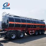 Max Payload 80000kgs 3 Axle 40cbm Aluminum Fuel Tanker Trailer for Diesel