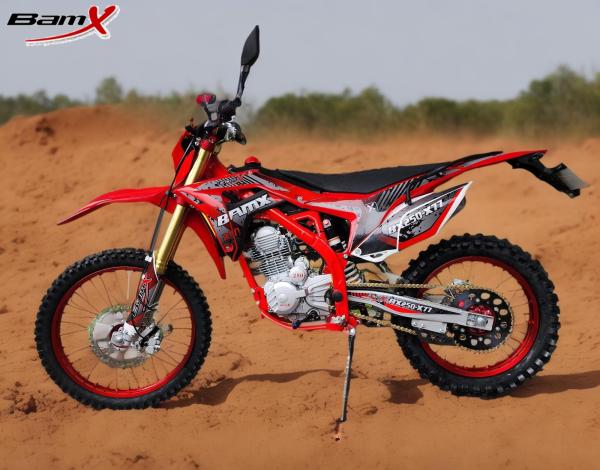 Motorcross Factory Produced Speedometer And Odometer Equipped Dirt Bike with