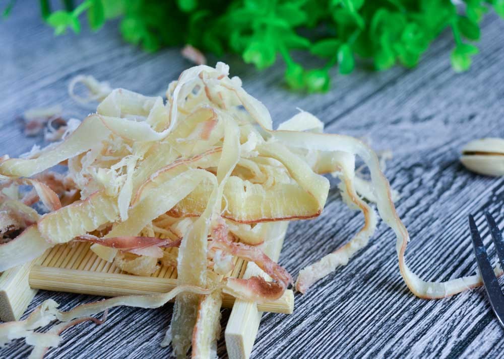 Giant Dried Shredded Squid 20% - 24% Moisture 24 Months Shelf Life