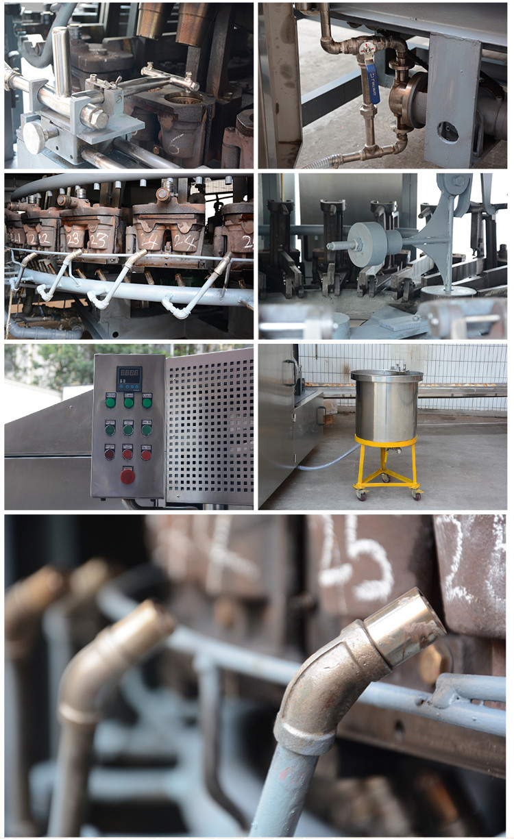 Automatic Wafer Cone Production Line 28 Mold 2 Cavity Gas System Drive