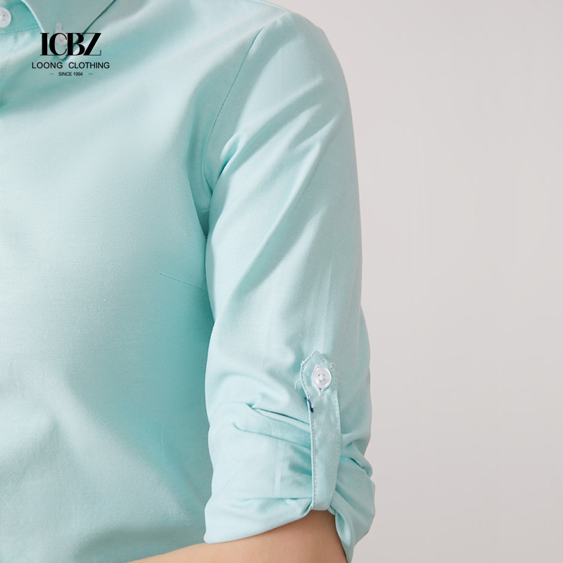 Weaving Method Knitted Elegant Office Work Wear Classical Dress Shirts for Men and Women