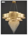 Modern led chandelier living room decoration home decor lights round large
