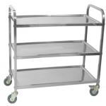 Superior Quality Stainless Steel Knocked-Down Pizza Mobile Cake Oven Trolley
