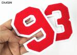 Towel Number Varsity Patches For Letterman Jackets Eco Friendly