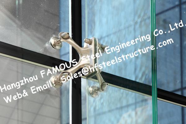 Cheap Point Fixed Glass System Curtain Walls Cable Tensioned Façade Supporting Starglass System for sale