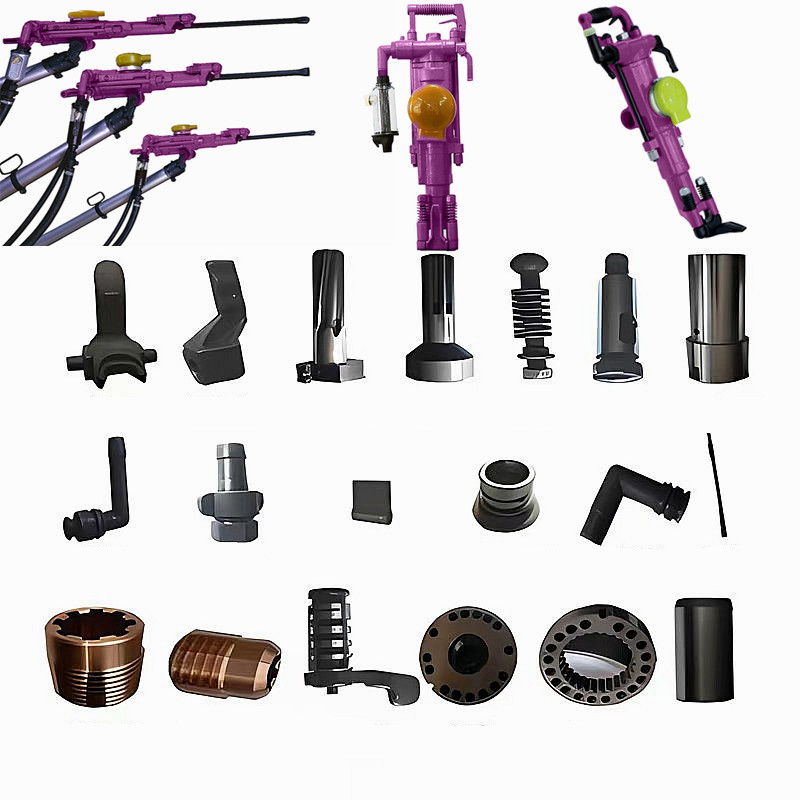 Portable Rock Drill YT28 Pneumatic Jack Hammer Mining Air Leg Rock Drill Machine