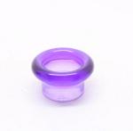 100ML wholesale painting fancy circle shape purple color glass perfume bottle