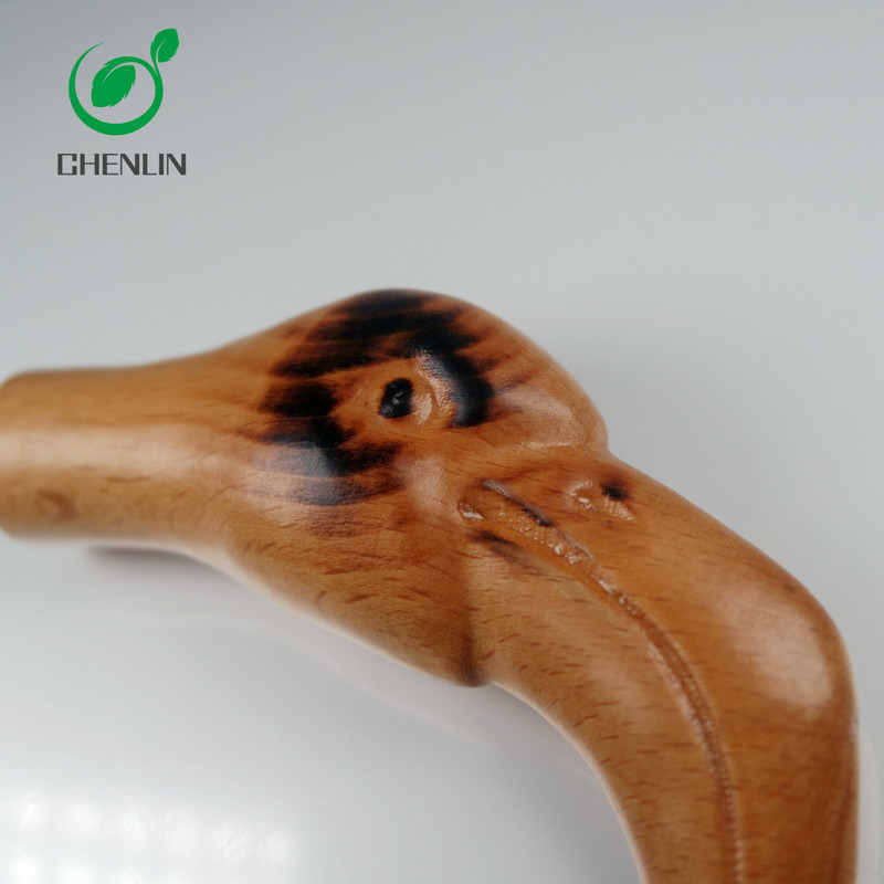Carved umbrella with black walnut and beech handle wood handle black umbrella with curved handle