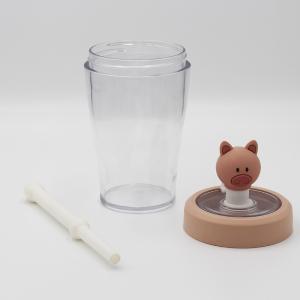 Quality Wide Mouth 185*89mm Creative Water Bottle With Cartoon Stopper wholesale