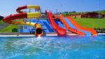 Water Play Park Fiberglass Water Slide For Above Ground Swimming Pool