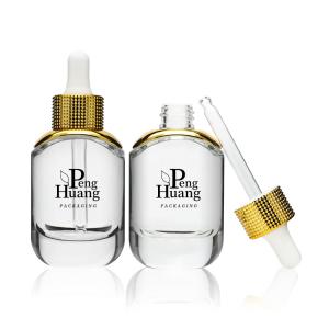 Quality Liquid Serum Dropper Bottles Cosmetic Packing Hot Stamping wholesale