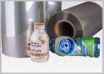 CE Durable Bottle Label Shrinkable Plastic Film , Shrink Wrap Plastic Film