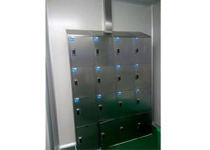 China Customizable Clean Room SUS 304/ SUS 201 Ventilated Lockers/ Cabinet on sale