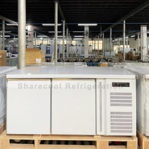 Quality Restaurant 260L Double Door Undercounter Refrigerator Embraco Compressor wholesale