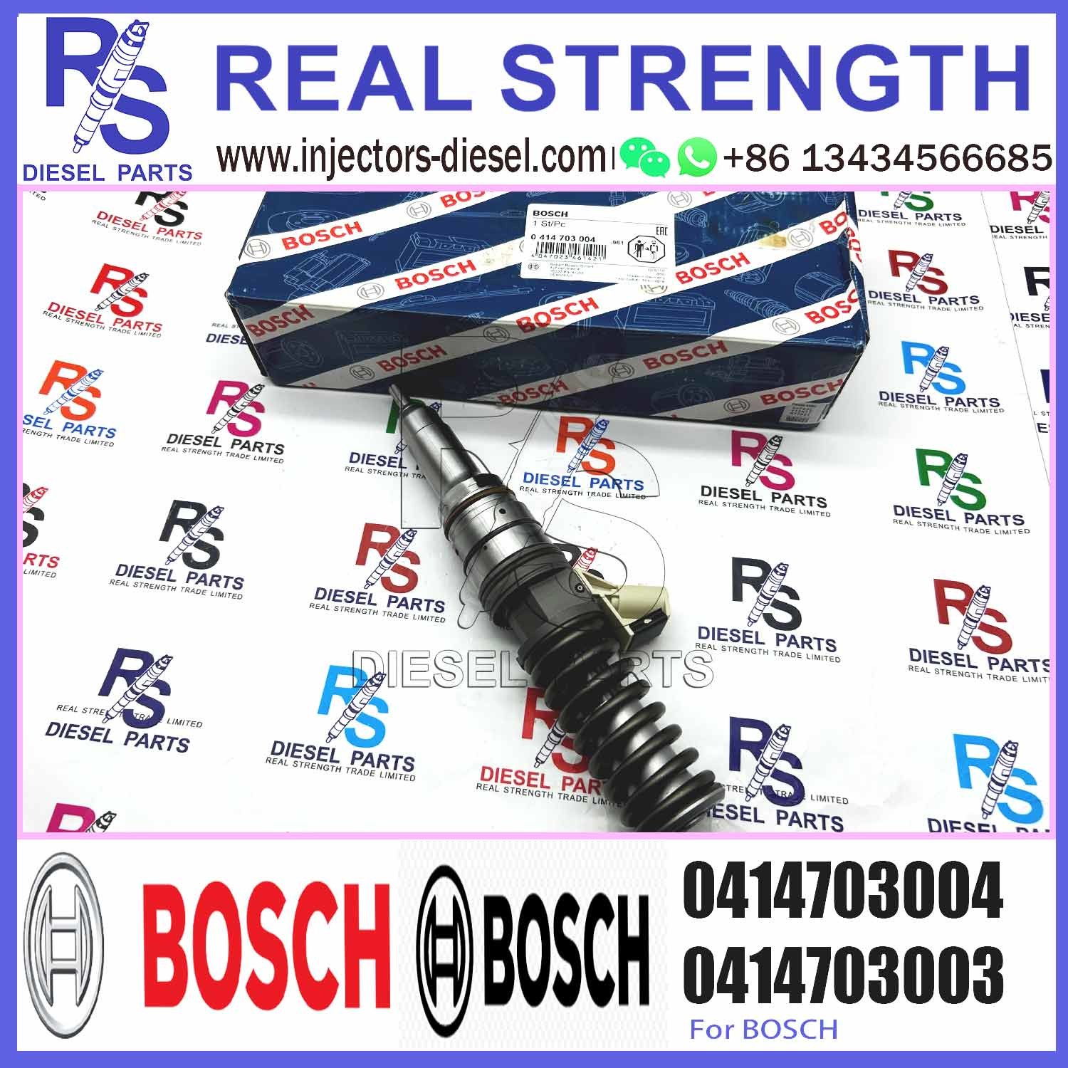 For Iveco Bosch Diesel Fuel Inejctors 0414703004 0986441025 504132378