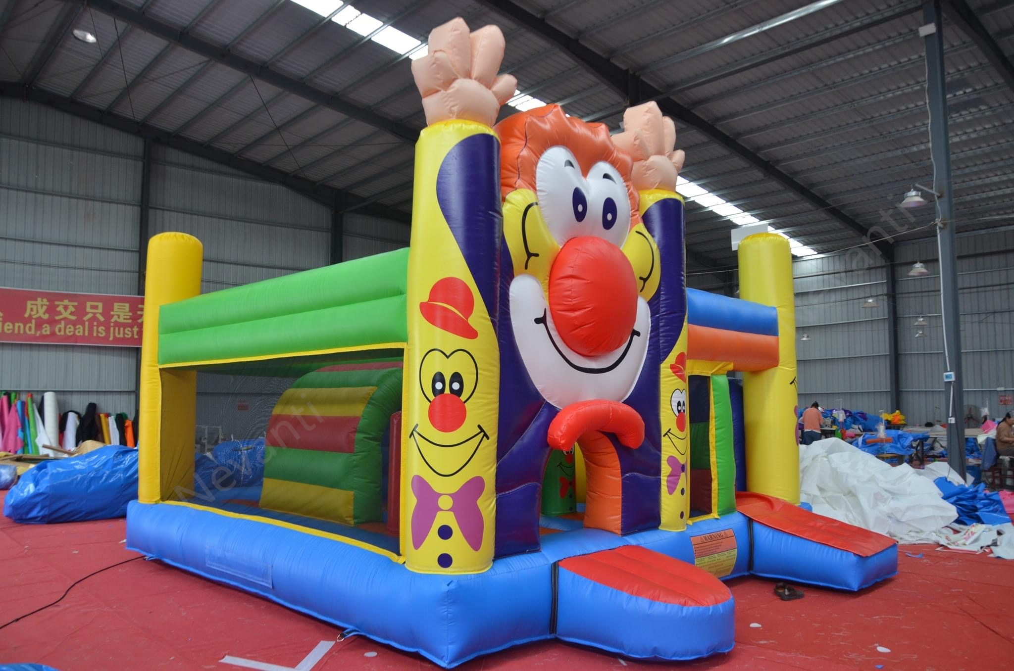 Unisex Inflatable Bounce House Combo with Colorful Design and Customized Size