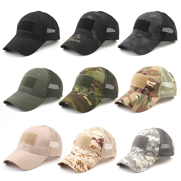 China Supplier OEM New Design Tactical Outdoor Custom Camo Baseball Cap and Hat