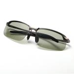Polarized Photochromic Mens Luxury Sunglasses BSCI Color Changing Lens