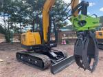 Excavator Hydraulic Rotating Log Grapples Grab For CAT320 PC200