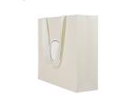 Recyclable White Paper Carrier Bags Strong Bearing Capacity Any Logo Available
